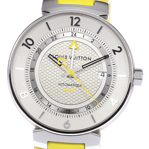 Louis * Vuitton LOUIS VUITTON Q8D31 язык b-ru moon GMT самозаводящиеся часы мужской _813484
