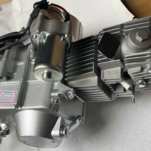 送無 新品 エンジン 110cc セルモーター マニュアルクラッチ アルミシリンダー バイク モンキー・ゴリラ・ダックス・DAX・カブ・ATVの画像2