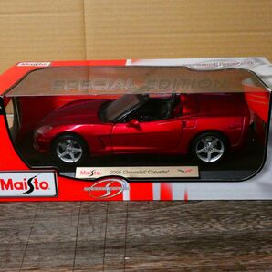 マイスト Maisto 1/18 2005 Chevrolet Corvette シボレー コルベット 赤 アメ車 ミニカー スポーツカーの画像2