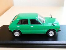 国産名車コレクション 1/43 ダイハツ シャレード daihatsu charade 1977 緑 アシェット 旧車 クラシックカー ミニカー ＴD_画像6