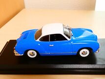 国産名車コレクション 1/43 VW Karmann Ghia フォルクスワーゲン カルマンギア 1962 青 アシェット 旧車 クラシックカー ミニカー ＴD_画像6