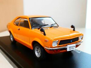 国産名車コレクション 1/43 トヨタ スプリンター トレノ SPRINTER TRUENO 1972 オレンジ アシェット 旧車 クラシックカー ミニカー ＴD