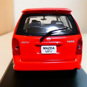 国産名車コレクション 1/43 マツダ MPV 2002 赤 アシェット 旧車 クラシックカー ミニカー ＴDの画像4