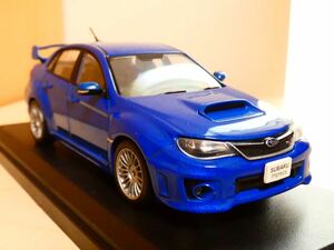 国産名車コレクション 1/43 スバル インプレッサ WRX STI 2012 青 アシェット 旧車 クラシックカー ミニカー ＴD