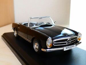 国産名車コレクション 1/43 メルセデス ベンツ 230SL 1963 黒 アシェット 旧車 クラシックカー ミニカー ＴD