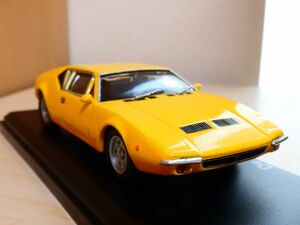 国産名車コレクション 1/43 デトマソ パンテーラ GTS 1976 黄色 アシェット 旧車 クラシックカー ミニカー ＴD