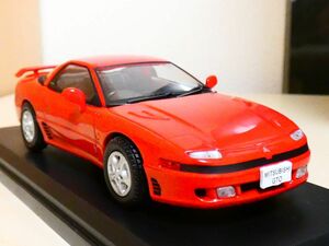 国産名車コレクション 1/43 三菱 GTO 1990 赤 アシェット 旧車 クラシックカー ミニカー ＴD