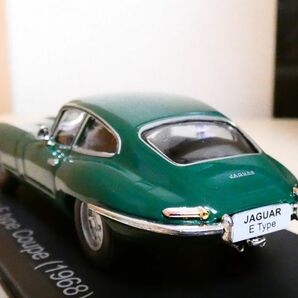 国産名車コレクション 1/43 ジャガー Eタイプ クーペ jaguar e type coupe 1968 緑 アシェット 旧車 クラシックカー ミニカー ＴDの画像2