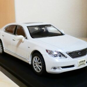 国産名車コレクション 1/43 レクサス Lexus LS 460L 2008 白 アシェット 旧車 クラシックカー ミニカー ＴDの画像1