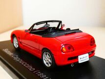 国産名車コレクション 1/43 スズキ カプチーノ 1991 赤 アシェット 旧車 クラシックカー ミニカー ＴD_画像2