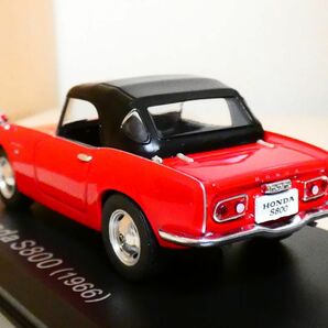 国産名車コレクション 1/43 ホンダ S800 1966 赤 ② アシェット 旧車 クラシックカー ミニカー ＴDの画像2