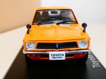 国産名車コレクション 1/43 トヨタ スプリンター トレノ 1972 オレンジ ② アシェット 旧車 クラシックカー ミニカー ＴD_画像3