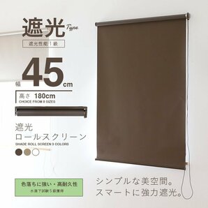 訳あり カーテン ロールスクリーン45cm 同じ色２本 超お得 セット###訳小Rスクリーン45X2本同色###の画像1