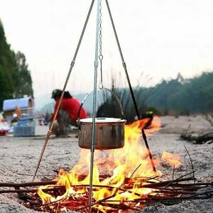  with translation * new goods * Try Pod fire - stand Try pot . fire stand barbecue outdoor camp BBQ### tripod SJJGHJ-SL###