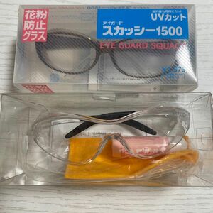 スカッシー1500＋ハート光学　花粉防止グラスメガネ