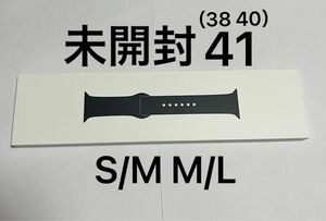 未開封 黒 Apple Watch アップルウォッチ ミッドナイト 41 40 38 スポーツ バンド ベルト 純正 SM ML