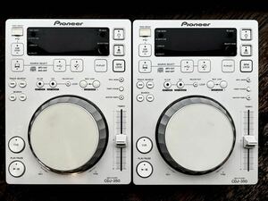 Pioneer CDJ-350 White white 2 pcs. set / operation verification settled 