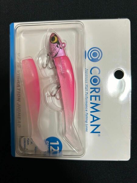 コアマン VJ-12 新品　バイブレーションジグヘッド ピンクパール　 ピンクヘッド COREMAN