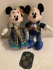 ファンタジースプリングス●ステッカー付●東京ディズニーリゾート●ディズニーシー●ぬいぐるみバッジ●ミッキー ミニー