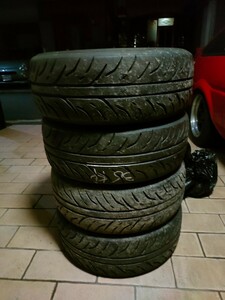 DUNLOP Dunlop 190/600R15 4本中古 DIREZZA　ディレッツァ V01