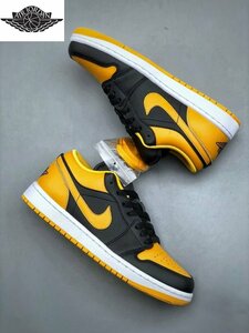 新品 29.5cm ナイキ エア ジョーダン NIKE AIR JORDAN 1 LOW イエローオークル ブラック 黄色 黒 箱付き 未使用 正規品 本物 553558-072