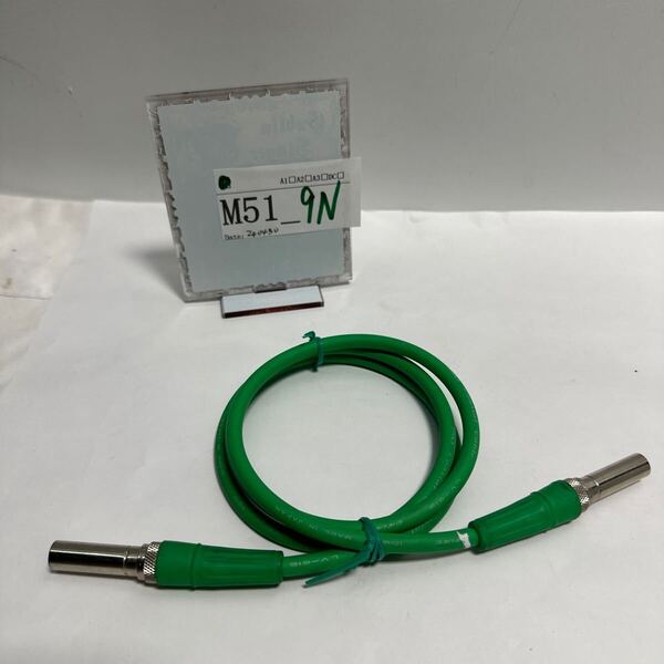 「M51_9N」1m カナレ CANARE LV-61S MVP-C4 ミニビデオパッチプラグ BCJ-C4 BNC 75Ω 動作品(240430)