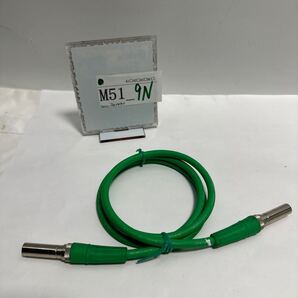 「M51_9N」1m カナレ CANARE LV-61S MVP-C4 ミニビデオパッチプラグ BCJ-C4 BNC 75Ω 動作品(240430)