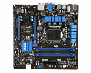 美品 MSI H77MA-G43 マザーボード Intel H77 LGA 1155 Micro ATX メモリ最大32G対応 保証あり　