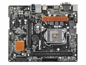 美品 ASRock H110M-HDV マザーボード Intel H110 LGA 1151 ATX メモリ最大16G対応 保証あり　