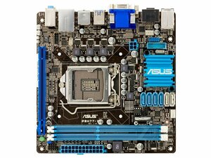 美品 ASUS P8H77-I マザーボード Intel H77 LGA 1155 Mini-ITX メモリ最大16G対応 保証あり　