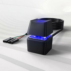 デスクトップpcケース電源ボタン机械青軸RGB灯 5メートル延長線簡単コンパクトで便利