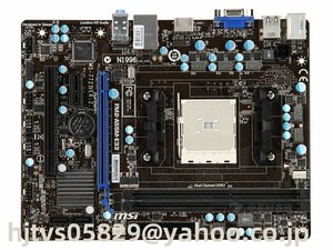 MSI FM2-A55M-E33 ザーボード AMD A55 Socket FM2 Micro ATX メモリ最大32G対応 保証あり　