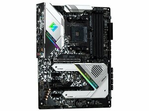 美品 ASRock X570 STEEL LEGEND マザーボード AMD X570 Socket AM4 ATX メモリ最大128G対応 保証あり　