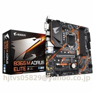 未使用 GIGABYTE B365M AORUS ELITE ザーボード Intel B365 LGA 1151 Micro ATX メモリ最大64G対応 保証あり　