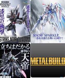 METAL BUILD SEED3機セット フリーダムガンダム プロヴィデンスガンダム　ストライクノワールガンダム