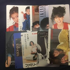 中森明菜　テレカ10枚セット③ テレホンカード　　セクシーテレカ出品中