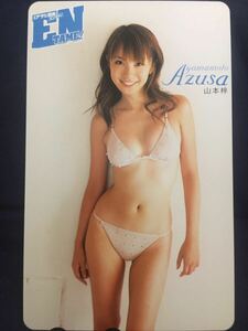 山本梓　エンタメ　水着テレカ　テレホンカード　　セクシーテレカ出品中