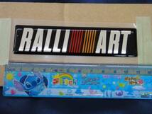 完全本物！パチモン騙されないで！三菱 ラリーアート RALLI ART ソフトエンブレム L寸 大 新品 本物 在庫有り 送料無料！(条件付_画像2