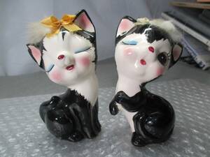 [# Showa Retro cat. ornament ceramics made ]*