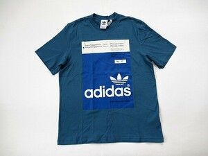 256５ 新品！アディダスオリジナルス（adidas）Tシャツ【Ｌ】ブルー系