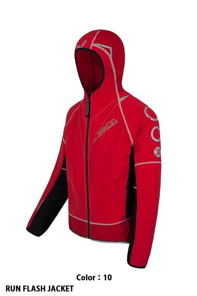 モンチュラ ソフトシェル ジャケット トレラン レッド M アウトレット品☆MONTURA RUN FLASH JACKET MJAR10X 10