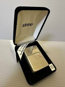 ZIPPO Sterling Armor ジッポ スターリングシルバー アーマー 純銀 2007 オイルライター オイルなし 火花確認 着火未確認 キズ凹みあり