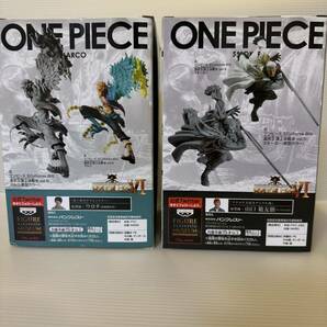 未開封 美品 ワンピース ONEPIECE SCultures BIG 造形王頂上決戦VI vol.5 スモーカー 原型カラー vol.6 マルコ 原型カラー 2種セットの画像3