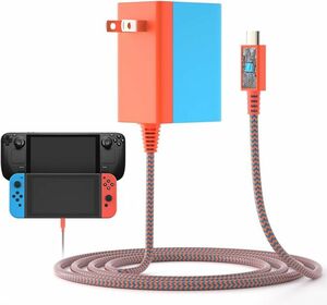 Switch ACアダプター Steam Deck用充電器 45W PD 3.0充電プロトコル PSE認証済み