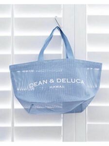 新品未使用 DEAN&DELUCA HAWAIIリッツカールトン限定メッシュトートバッグ ブルーS