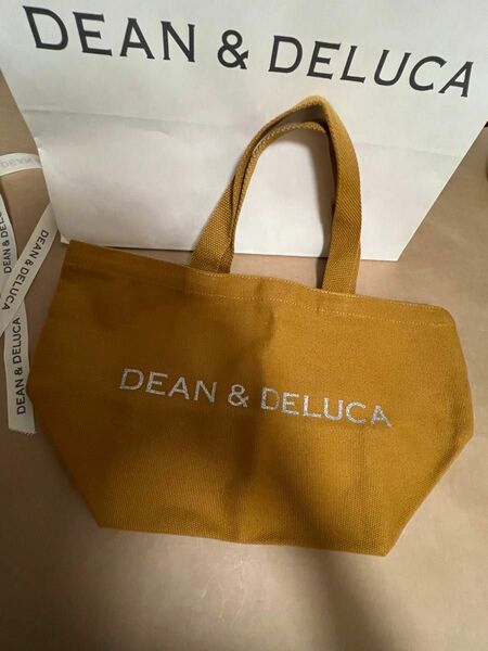 新品正規品DEAN&DELUCAトートバッグ キャラメルイエロー S