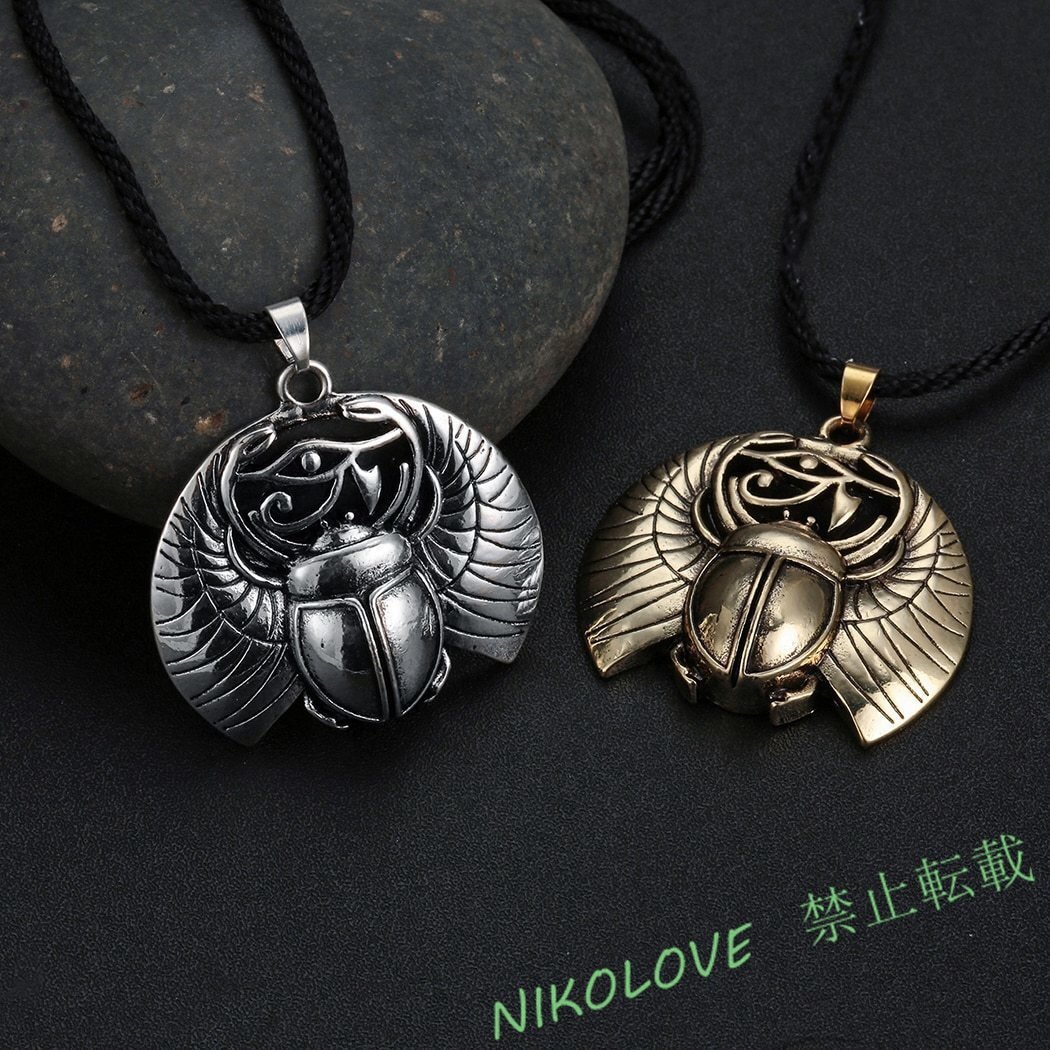 Brand new handmade Eye of Horus set of 2 pendants vintage jewelry Egyptian collection pendant necklace LA719, Women's Accessories, Pendant Top, charm, others