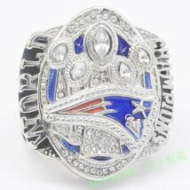 新品 Champion 指輪 リング 18号～29号 ファッション ステンレス鋼 贈り物 2017年NFL NEのチャンピオンのリング LA119_画像3