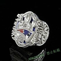 新品 Champion 指輪 リング 18号～29号 ファッション ステンレス鋼 贈り物 2017年NFL NEのチャンピオンのリング LA119_画像2