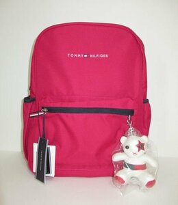 ♪未使用/定価10,450円/紙タグ付！TOMMY HILFIGER(トミーヒルフィガー)リュックサック/バックパック/デイパック/チャーム付/女性～子供まで